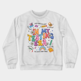 In My Testing Era, Funny Testing Day, Teacher Test Day, You Got This, The STAAR Brain Teacher Crewneck Sweatshirt